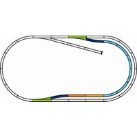 PIKO 55321 H0 PIKO A-Gleis mit Bettung Gleis Set C von PIKO