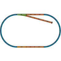 PIKO 55366 H0 A-Gleis Bettung lose Ergänzungsset A + B von PIKO