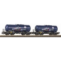 PIKO 58284 H0 2er Set Kesselwagen 406Ra "Diamant", PKP, Ep. VI von PIKO