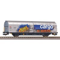 PIKO 58985 H0 Großraumschiebewandwagen Hbbillnss mit Graffiti, SBB, Ep. VI von PIKO
