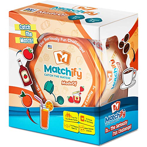 PIKYKWIKY Matchify Kartenspiel | Die ernsthaft lustige Herausforderung für Familien, Kinder und Freunde, Reiseparty-Kartenspiel (Hergestelltvon) von PIKYKWIKY