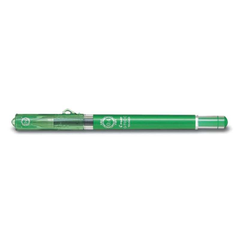 PILOT Gelschreiber in verschiedenen Farben & Stärken, PILOT Modell G-Tec-C Maica, Strichstärke 0,2 mm, Farbe grün von PILOT