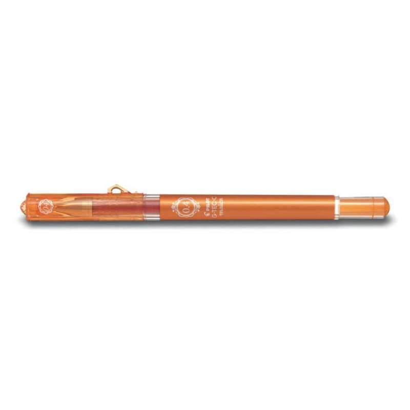 PILOT Gelschreiber in verschiedenen Farben & Stärken, PILOT Modell G-Tec-C Maica, Strichstärke 0,2 mm, Farbe orange von PILOT