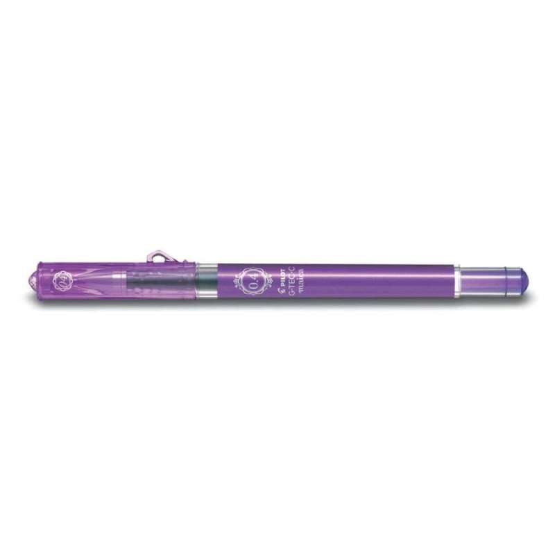PILOT Gelschreiber in verschiedenen Farben & Stärken, PILOT Modell G-Tec-C Maica, Strichstärke 0,2 mm, Farbe violett von PILOT