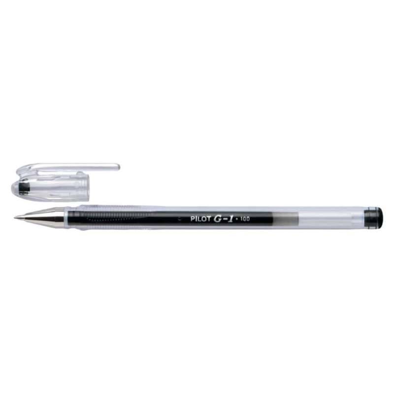 PILOT Gelschreiber in verschiedenen Farben & Stärken, PILOT Modell G1-5 Klassik, Strichstärke 0,3 mm, Farbe schwarz von PILOT