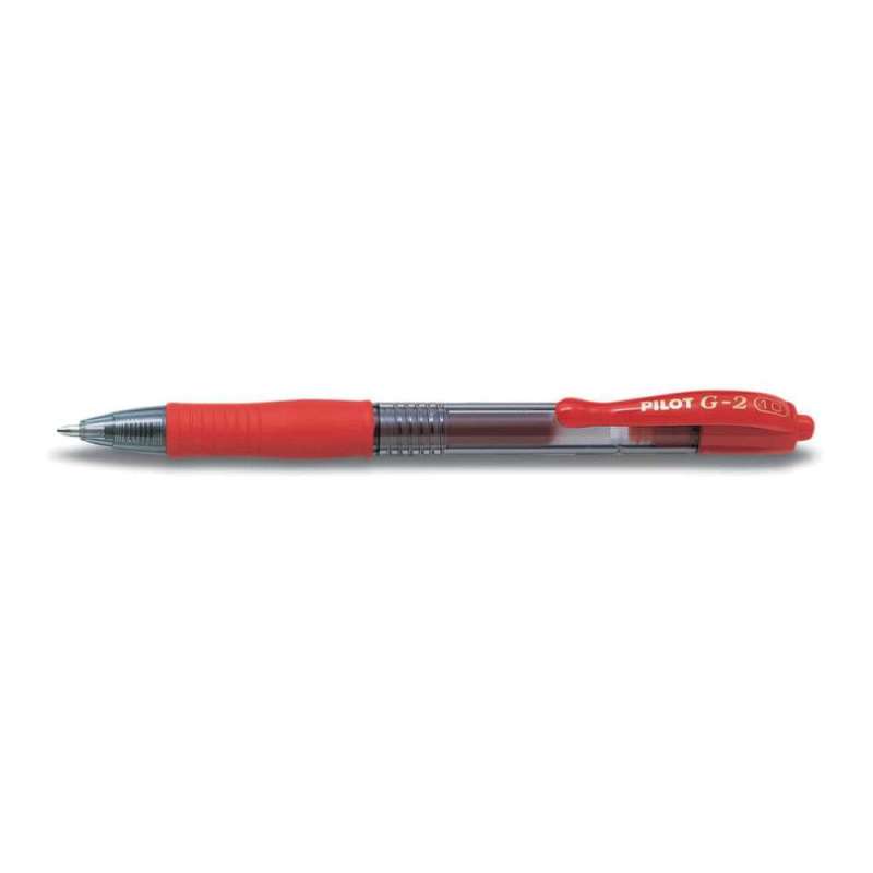 PILOT Gelschreiber in verschiedenen Farben & Stärken, PILOT Modell G2-10, Strichstärke 0,5 mm, Farbe rot PILOT Gelschreiber in verschiedenen Farben & Stärken, PILOT Modell G2-10, Strichstärke 0,5 mm, Farbe rot von PILOT