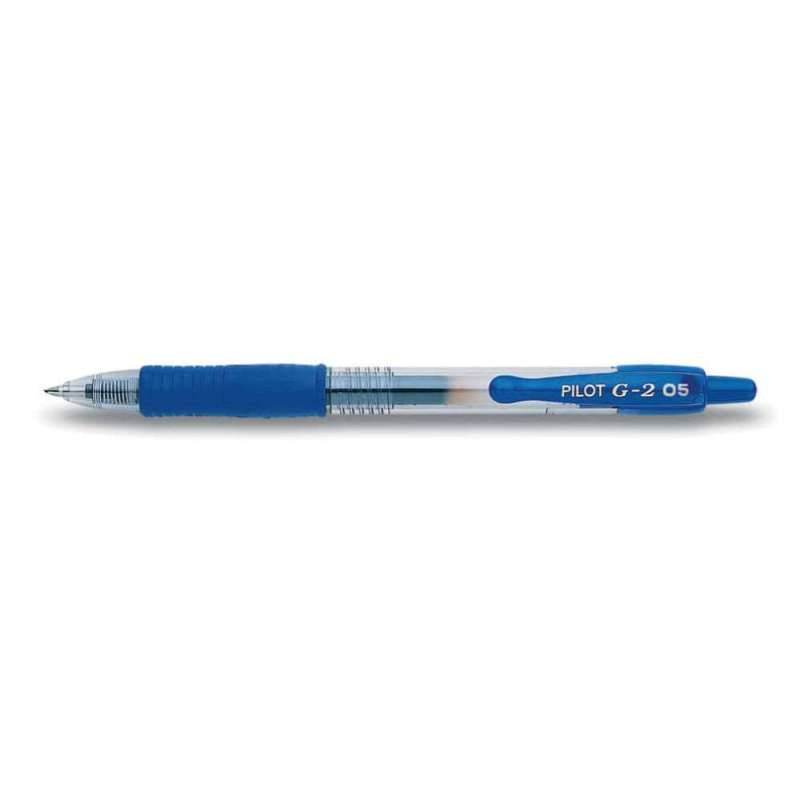 PILOT Gelschreiber in verschiedenen Farben & Stärken, PILOT Modell G2-5, Strichstärke 0,3 mm, Farbe blau von PILOT