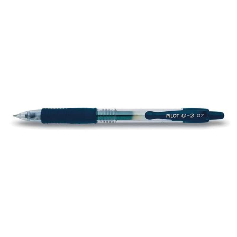 PILOT Gelschreiber in verschiedenen Farben & Stärken, PILOT Modell G2-7, Strichstärke 0,4 mm, Farbe blauschwarz von PILOT