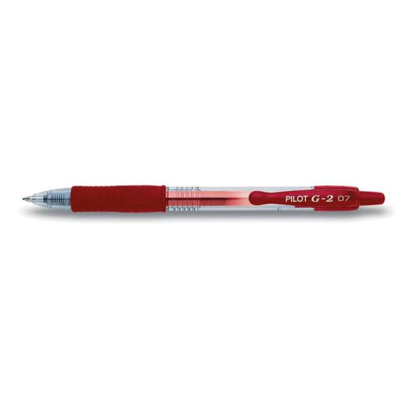 PILOT Gelschreiber in verschiedenen Farben & Stärken, PILOT Modell G2-7, Strichstärke 0,4 mm, Farbe dunkelrot PILOT Gelschreiber in verschiedenen Farben & Stärken, PILOT Modell G2-7, Strichstärke 0,4 mm, Farbe dunkelrot von PILOT