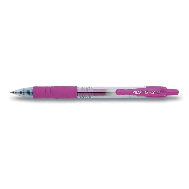 PILOT Gelschreiber in verschiedenen Farben & Stärken, PILOT Modell G2-7, Strichstärke 0,4 mm, Farbe pink PILOT Gelschreiber in verschiedenen Farben & Stärken, PILOT Modell G2-7, Strichstärke 0,4 mm, Farbe pink von PILOT