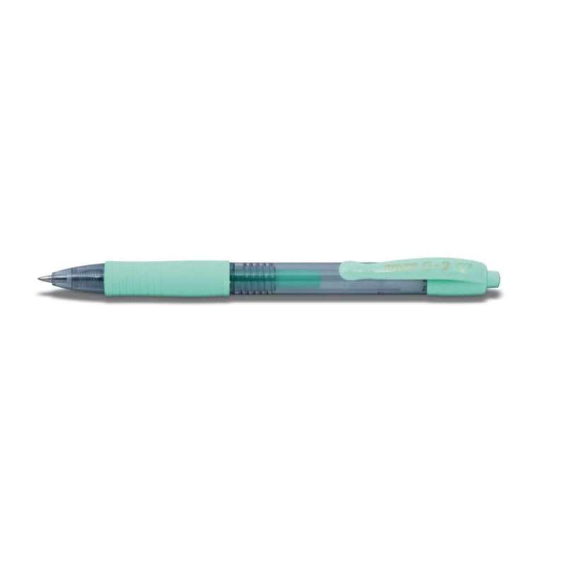 PILOT Gelschreiber in verschiedenen Farben & Stärken, PILOT Modell G2-7 Pastell, Strichstärke 0,4 mm, Farbe pastellgrün von PILOT