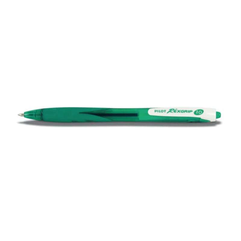 PILOT Kugelschreiber, PILOT Modell Réxgrip, Strichstärke 0,4 mm, Farbe grün PILOT Kugelschreiber, PILOT Modell Réxgrip, Strichstärke 0,4 mm, Farbe grün von PILOT