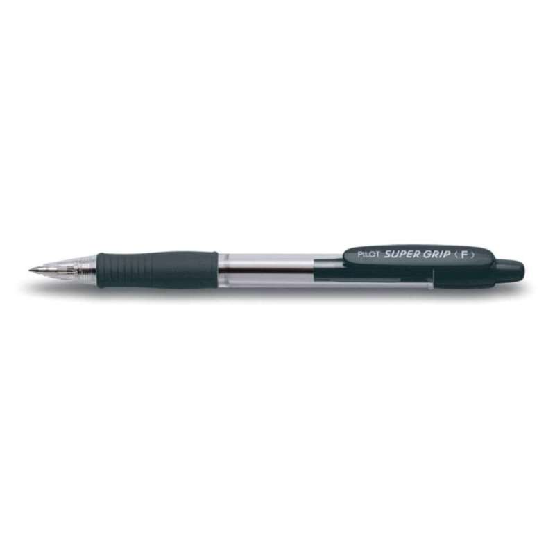 PILOT Kugelschreiber, PILOT Modell Super Grip, Strichstärke 0,3 mm, Farbe schwarz von PILOT