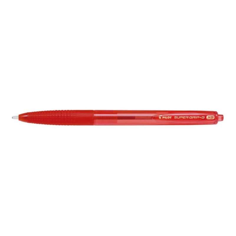 PILOT Kugelschreiber, PILOT Modell Super Grip G RT, Strichstärke 0,6 mm, Farbe rot von PILOT