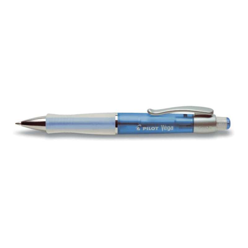 PILOT Kugelschreiber, PILOT Modell Véga, Strichstärke 0,4 mm, Farbe blau-transluzent von PILOT