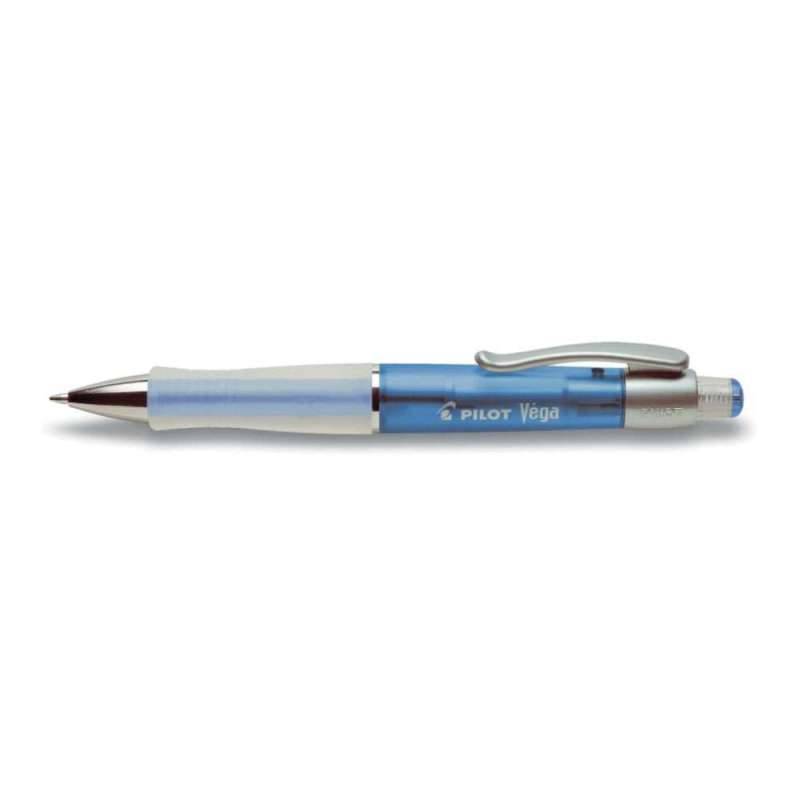 PILOT Kugelschreiber, PILOT Modell Véga, Strichstärke 0,4 mm, Farbe blau-transluzent von PILOT