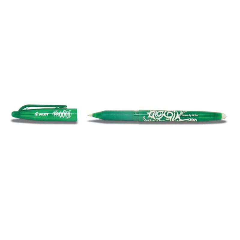 PILOT Tintenroller FriXion Ball, Sets Einzeln, Strichstärke 0,4 mm, Farbe grün von PILOT