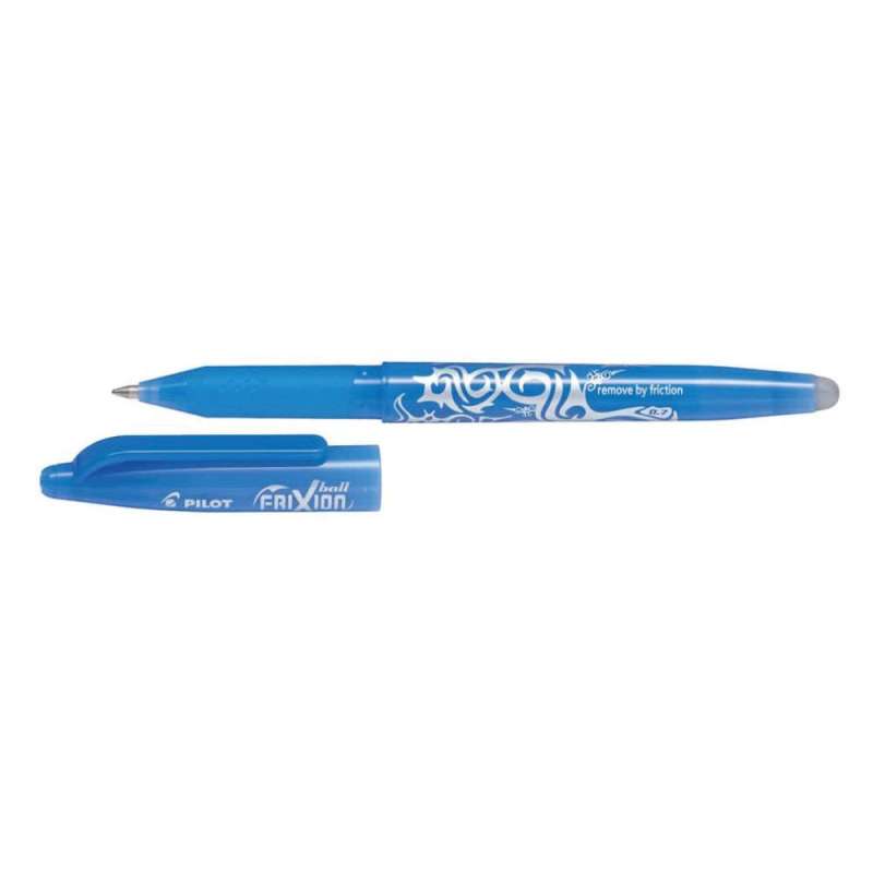 PILOT Tintenroller FriXion Ball, Sets Einzeln, Strichstärke 0,4 mm, Farbe himmelblau von PILOT