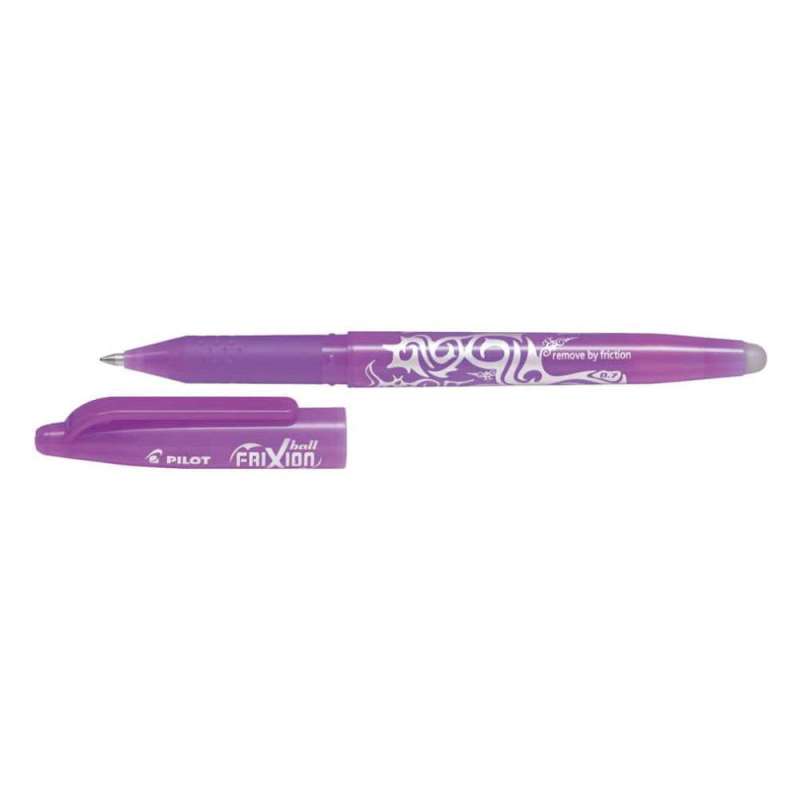 PILOT Tintenroller FriXion Ball, Sets Einzeln, Strichstärke 0,4 mm, Farbe lila von PILOT