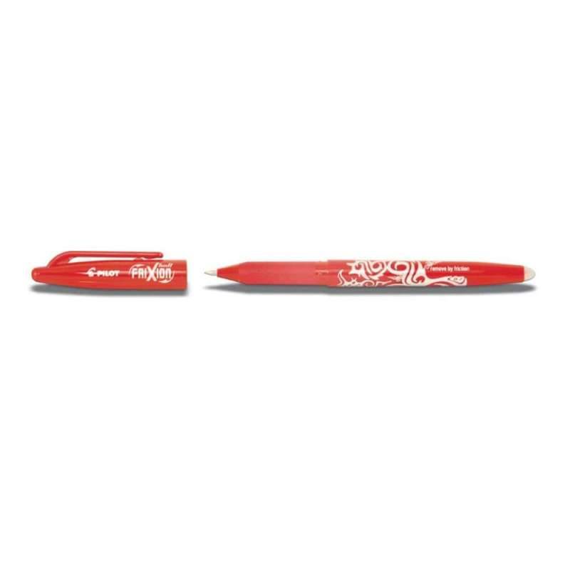 PILOT Tintenroller FriXion Ball, Sets Einzeln, Strichstärke 0,4 mm, Farbe rot von PILOT