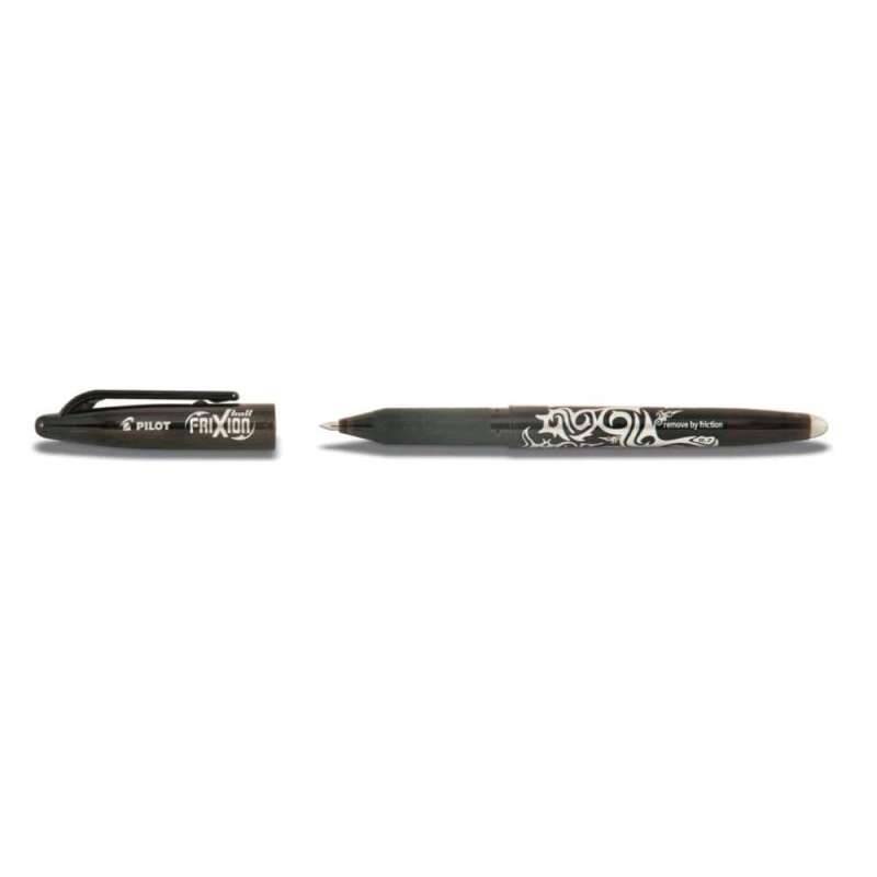 PILOT Tintenroller FriXion Ball, Sets Einzeln, Strichstärke 0,4 mm, Farbe schwarz von PILOT