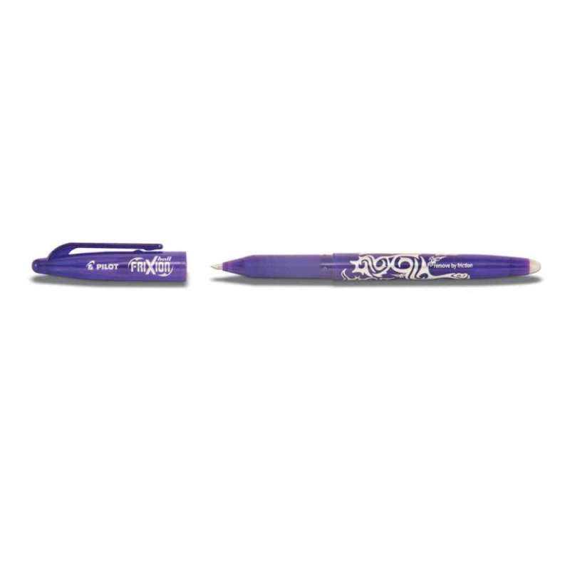 PILOT Tintenroller FriXion Ball, Sets Einzeln, Strichstärke 0,4 mm, Farbe violett von PILOT