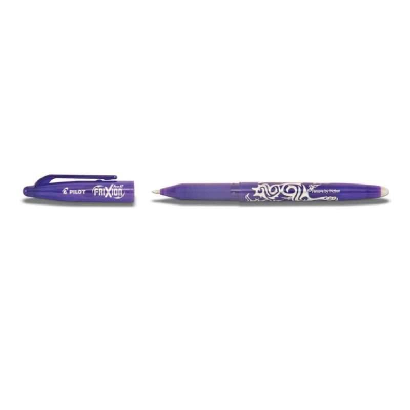 PILOT Tintenroller FriXion Ball, Sets Einzeln, Strichstärke 0,4 mm, Farbe violett von PILOT