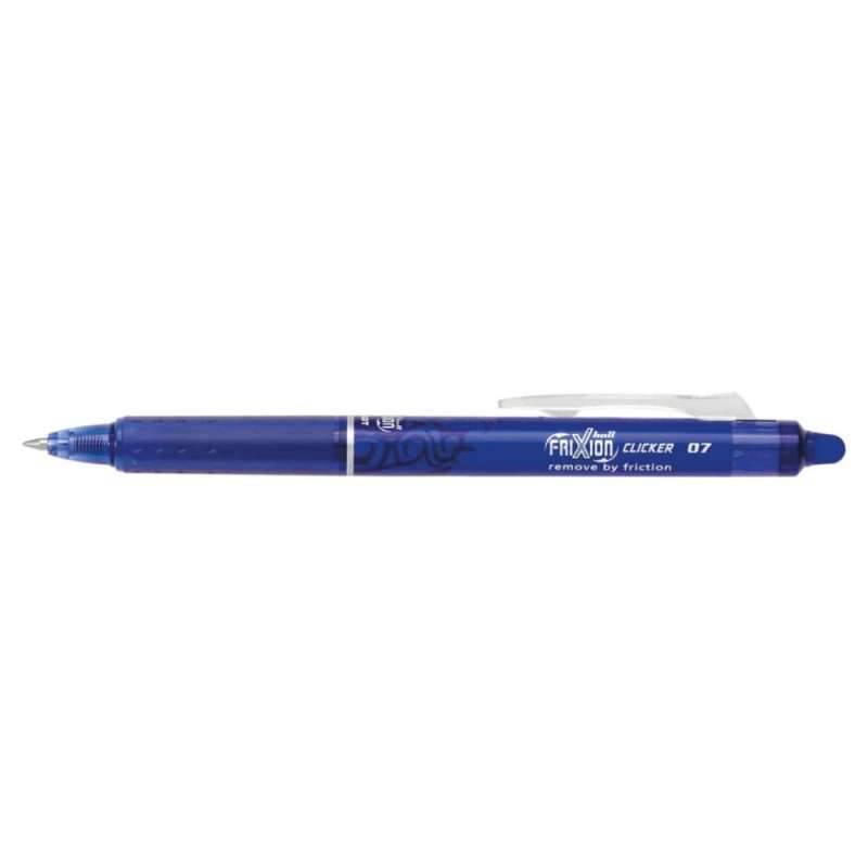 PILOT Tintenroller FriXion Clicker, Sets Einzeln, Strichstärke 0,4 mm, Farbe blau von PILOT