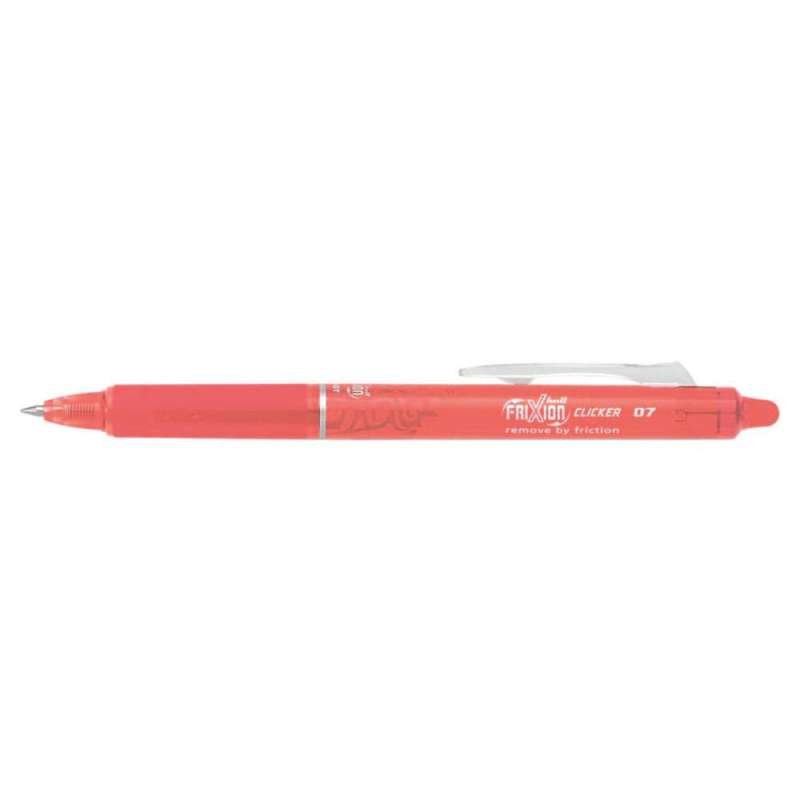 PILOT Tintenroller FriXion Clicker, Sets Einzeln, Strichstärke 0,4 mm, Farbe koralle von PILOT