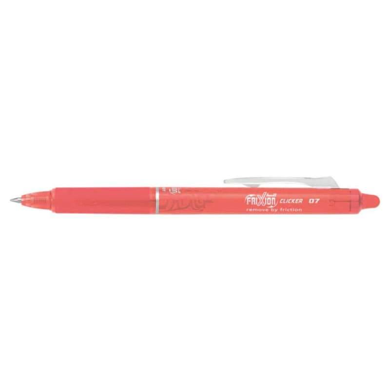 PILOT Tintenroller FriXion Clicker, Sets Einzeln, Strichstärke 0,4 mm, Farbe koralle von PILOT