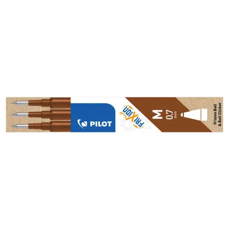 PILOT Tintenrollermine FriXion Ball/Clicker, Sets 3er Set, Farbe braun PILOT Tintenrollermine FriXion Ball/Clicker, Sets 3er Set, Farbe braun von PILOT