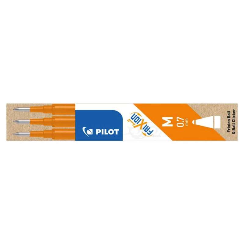 PILOT Tintenrollermine FriXion Ball/Clicker, Sets 3er Set, Farbe orange PILOT Tintenrollermine FriXion Ball/Clicker, Sets 3er Set, Farbe orange von PILOT