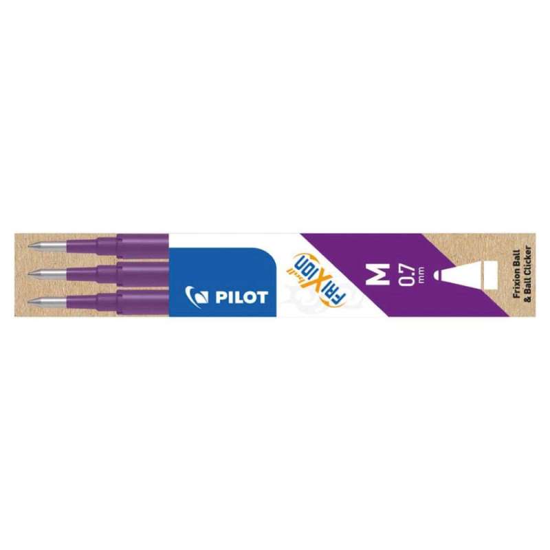 PILOT Tintenrollermine FriXion Ball/Clicker, Sets 3er Set, Farbe violett PILOT Tintenrollermine FriXion Ball/Clicker, Sets 3er Set, Farbe violett von PILOT