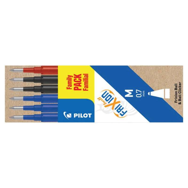 PILOT Tintenrollermine FriXion Ball/Clicker, Sets 6er Set, Farbe PILOT sortiert PILOT Tintenrollermine FriXion Ball/Clicker, Sets 6er Set, Farbe PILOT sortiert von PILOT