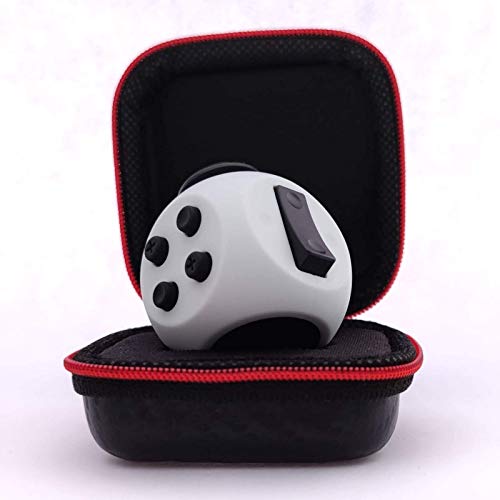 PILPOC theFube Fidget Toy - Premium Qualität Fidget Toys, Fidget Cube mit Exklusiver Schutzhülle, ADHS Fidgetwürfel , Anti-Stress Spielzeug, Antistresswürfel mit 6 Seiten, Grau von PILPOC