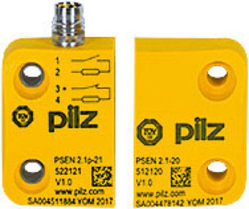 PILZ 502221 PSEN 2.1p-21/PSEN 2.1-20 /8mm/LED Magnetischer Sicherheitsschalter 24 V/DC IP65, IP67 1S von PILZ