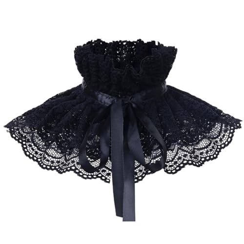 PINGSHI Boutique UK Mittelalterlicher Spitzen-Mock-Kragen, aristokratischer dekorativer Kragen, abnehmbarer Retro-Falschkragen for die Renaissance PINGSHI Boutique UK Mittelalterlicher Spitzen-Mock-Kragen, aristokratischer dekorativer Kragen, abnehmbarer Retro-Falschkragen for die Renaissance von PINGSHI Boutique UK
