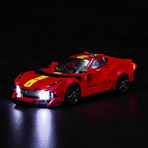 PIPART LED Light Kit for Lego 76914 Speed Champions Ferrari 812 Competizione; Light Kit ONLY, Lego Model NOT Included von PIPART