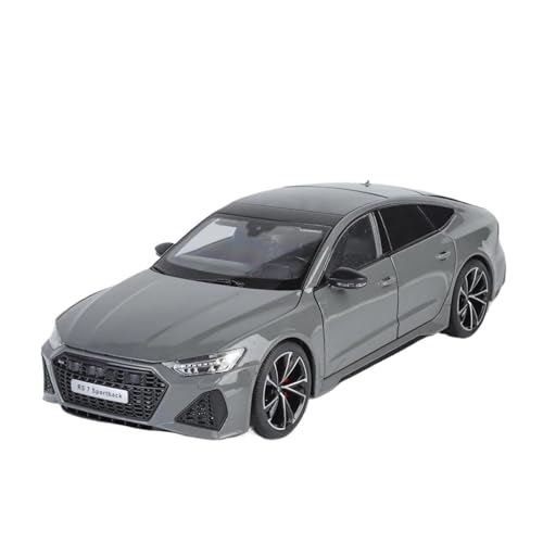 Druckgussfahrzeuge Motorfahrzeuge 1/18 for Audi RS7 Miniatur Simulation Legierung Home Modell Auto Kreative Ornamente Sammlung Fertiges Modellauto(Chrome) von PIPJLCGE