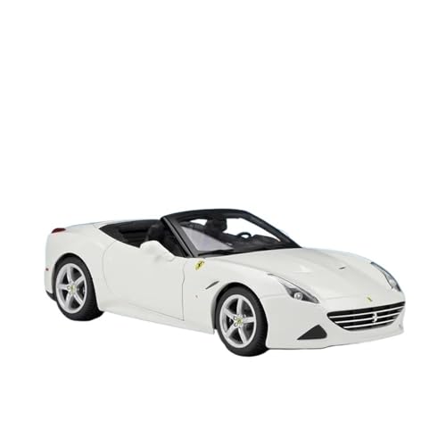 Druckgussfahrzeuge Motorfahrzeuge 1/18 for Ferrari California T Miniatur Simulation Zinklegierung Automodell Legierung Metall Automodell Ornamente Fertiges Modellauto(White) von PIPJLCGE