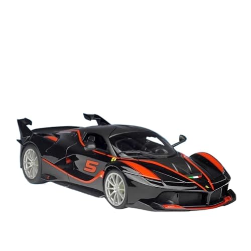 Druckgussfahrzeuge Motorfahrzeuge 1/18 for Ferrari FXXK Simulation Maßstab Zinklegierung Automodell Metall Automodell Ornamente Dekoration Fertiges Modellauto(Black) von PIPJLCGE