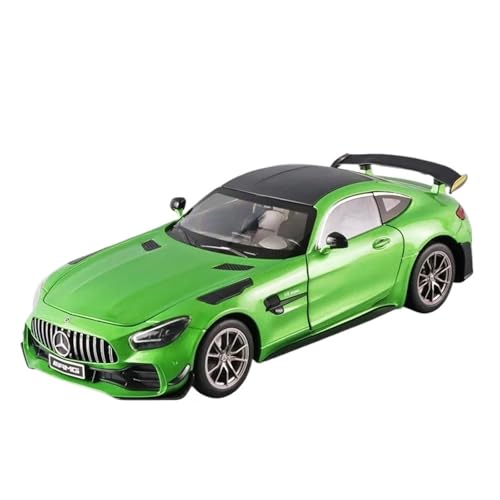Druckgussfahrzeuge Motorfahrzeuge 1/18 for Mercedes Benz AMG GTR Miniatur-Automodell Aus Metalllegierung Simulationsmodell, Sammlung, Ornamente Fertiges Modellauto(Green) von PIPJLCGE