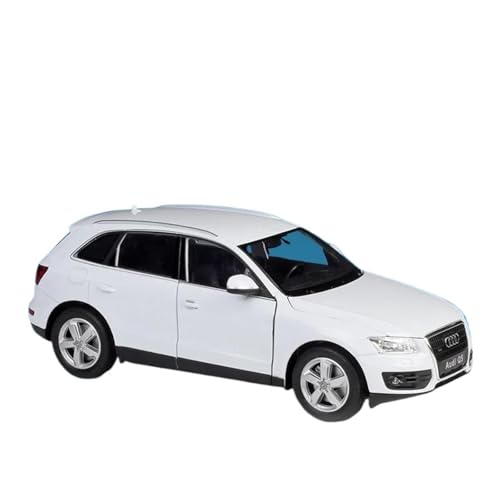 Druckgussfahrzeuge Motorfahrzeuge 1/24 for Audi Q5 SUV Mini Statische Skala Legierung Metall Auto Modell Vitrine Ornamente Sammlung Fertiges Modellauto(White) von PIPJLCGE
