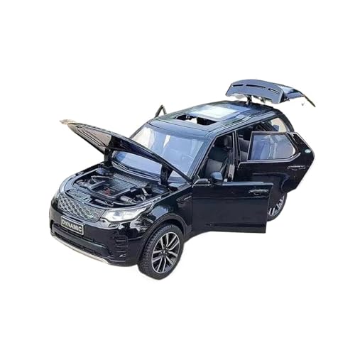 Druckgussfahrzeuge Motorfahrzeuge 1/24 for Rover Evoque R-Dynamic SE Mini-Skala Simulation Legierung Metall Automodell Bücherregal Ornamente Dekoration Fertiges Modellauto(Black) von PIPJLCGE