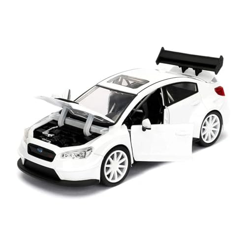 Druckgussfahrzeuge Motorfahrzeuge 1/24 for Subarus WRX STI Mini Statische Legierung Metall Automodell Luxus Auto Ornamente Dekoration Sammlung Fertiges Modellauto von PIPJLCGE