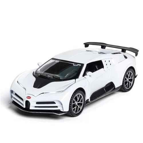 Druckgussfahrzeuge Motorfahrzeuge 1/32 for Bugatti Centodieci Supercar Sports Diecast Car Model Collection Top-Sammlerstücke Fertiges Modellauto (Size : White) von PIPJLCGE