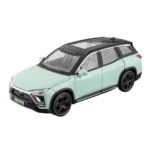 Druckgussfahrzeuge Motorfahrzeuge 1/32 for Nio ES8 SUV Simulation Druckguss-Modellauto Kreative Ornamente Dekoration Fertiges Modellauto(Green) von PIPJLCGE