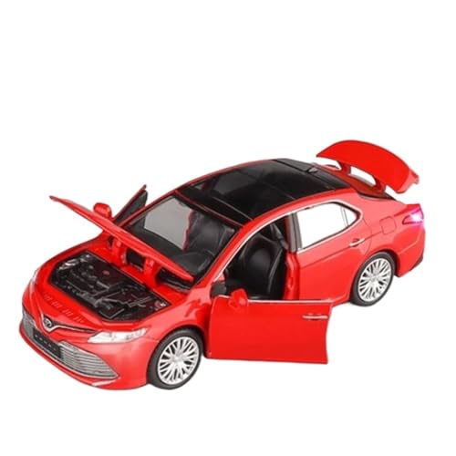 Druckgussfahrzeuge Motorfahrzeuge 1/32 for Toyota Camry Mini Statische Legierung Metall Auto Modell Maßstab Luxus Auto Ornamente Dekoration Fertiges Modellauto(Red) von PIPJLCGE