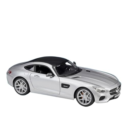 Druckgussfahrzeuge Motorfahrzeuge 1:18 for Benz AMG GT SLS Simulation Mini Statische Druckguss-Modellauto Zinklegierung Dekorative Ornamente Fertiges Modellauto(Silver) von PIPJLCGE
