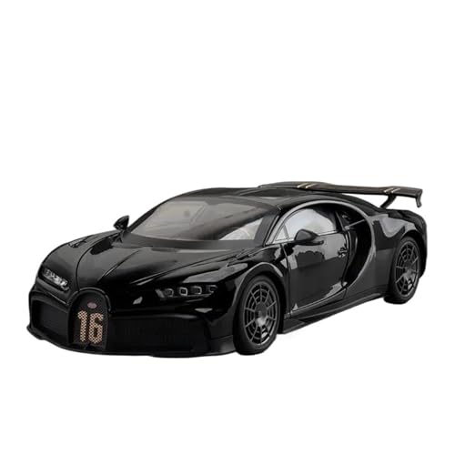 Druckgussfahrzeuge Motorfahrzeuge 1:18 for Bugatti Chiron Pur Sport Mini Simulation Legierung Metall Druckguss Home Modell Auto Kreative Ornamente Fertiges Modellauto(Black) von PIPJLCGE